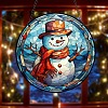 Christmas Snowman Window Hanging Ornaments PW-WG229F9-01-1