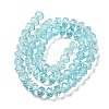 Transparent Baking Paint Glass Beads X1-DGLA-A034-T8mm-D12-2
