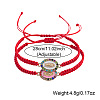 2Pcs 304 Stainless Steel & Rhinestones & Resin Link Bracelets BX1909-3-4