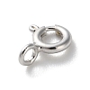 925 Sterling Silver Sping Ring Clasps STER-P063-04P-2