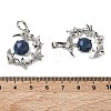Dyed Natural Lapis Lazuli Pendants G-B194-01P-04-3
