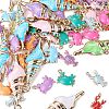 60Pcs 15 Styles Alloy and Enamel Big Pendants FIND-TA0010-95-2