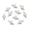 SHEGRACE Brass Micro Pave Cubic Zirconia Connector Charms XGRQ5K497-833P-A-1