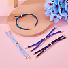 4Pcs 4 Colors Polyester Cord Bracelet Making MAK-TA0001-42-5