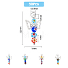 50Pcs Handmade Millefiori Glass Pendants FIND-DC0002-64-2