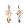 Sparkling Geometric Earrings with Alloy and Colorful Rhinestones for Women's Party Look ST1940134-1