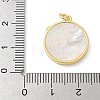 Brass Micro Pave Cubic Zirconia Pendants KK-K298-29D-G-3