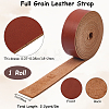 1.6M Flat AB Grade Cowhide Leather Cord AJEW-WH0007-59B-04-2