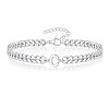 Letter 304 Stainless Steel Link Bracelets FS-WG7830E-52-1