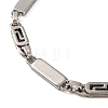 Tarnish Resistant 304 Stainless Steel Rectangle Link Chain Bracelets BJEW-B078-101P-2