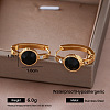 304 Stainless Steel Cubic Zirconia Hoop Earrings for Women XC7815-7-1