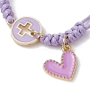 Alloy Charm Bracelets BJEW-JB13535-4