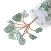 Natural Green Aventurine Chips Tree Decorations DJEW-P021-E02-2