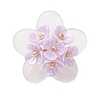 Frosted Acrylic Bead Caps Pendants PALLOY-MZ01310-01-1