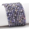 Natural Tanzanite Beads Strands G-H358-A08-3mm-01-1