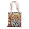 Cat Pattern Canvas Women's Tote Bags PW-WGA189E-09-1