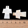 Natural Freshwater Shell Pendants SHEL-K006-73-3