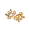304 Stainless Steel Rhinestone Charms STAS-Z154-01G-02-2