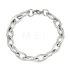 10MM 304 Stainless Steel Horse Eye Link Chain Bracelets SA-CBA2696-27P-4