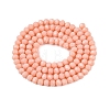 Opaque Solid Color Imitation Jade Glass Beads Strands EGLA-A044-P3mm-D33-3