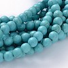 Synthetic Turquoise Beads Strands X-TURQ-S192-18mm-2-1