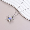 Non-Tarnish Stainless Steel Butterfly Urn Ashes Pendant Necklace PW-WG6C25A-01-2