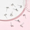 SHEGRACE Apple Brass Micro Pave Clear Cubic Zirconia Stud Earrings XGRQ4N144-715P-4