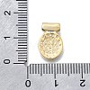 Religion Theme Brass Hammered Pendants KK-V010-09GP-01-3