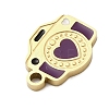 304 Stainless Steel Enamel Charms STAS-I336-04G-01-2