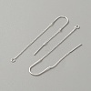 Alloy Stud Earring Findings FIND-WH0110-381S-2