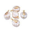 Natural Cultured Freshwater Pearl Pendants PEAR-E013-21D-2