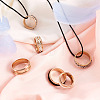 6Pcs 6 Size 201 Stainless Steel Grooved Finger Ring Settings FIND-YS0001-11-7