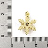 Rack Plating Brass Clear Cubic Zirconia Pendants KK-M291-05G-3