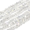 Electroplate Transparent Glass Beads Strands LS-EGLA-P061-04C-AB16-1