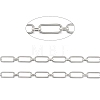 Tarnish Resistant Handmade 304 Stainless Steel Link Chains CHS-M004-01P-2