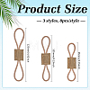 24Pcs 3 Styles Nylon with Rubber Tactical Gear Holder Clip FIND-FG0005-61A-2
