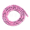 Synthetic Turquoise Beads Strands G-U004-02O-3