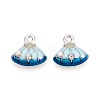 Rack Plating Alloy Rhinestone Enamel Charms ENAM-N065-01P-1
