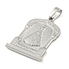 Non-Tarnish 304 Stainless Steel Pendants STAS-B071-02H-16P-2