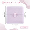 Velvet Jewelry Packing Boxes for Big Pendants CON-WH0085-226A-02-2
