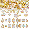 100Pcs Glass Sew on Rhinestones GLAA-TA0004-46-1