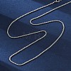 Brass Box Chains Necklaces for Women NJEW-D302-08P-4