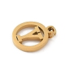 304 Stainless Steel Charms
with Jump Ring STAS-R001-02G-Y-2