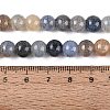 Baking Paint Crackle Glass Beads Strands GLAA-Q106-03A-18-4