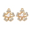 Alloy with Rhinestone and ABS Plastic Imitation Pearl Pendants FIND-Z111-03G-1