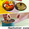 Gorgecraft 2Pcs 2 Colors Silicone Hot Mats for Hot Dishes AJEW-GF0008-29B-5