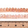 Anti-Tarnish Electroplate Glass Imitation Jade Beads Strands EGLA-T029-6mm-13H-4
