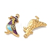 304 Stainless Steel Enamel Pendants STAS-L316-23G-06-2