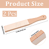 Beech Wood Leather Sharpening Board AJEW-CL0005-58-2