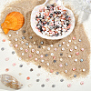 4 Strands 4 Colors Natural Shell Beads Strands SSHEL-PA0001-04-4